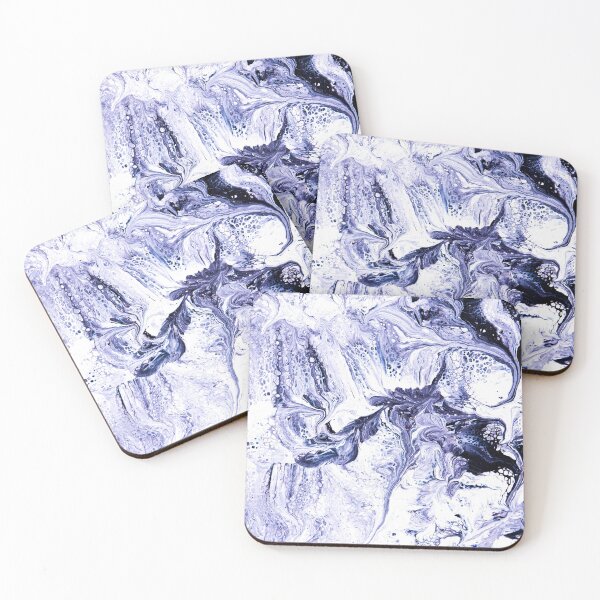 Item preview, Purple Traces -  Acrylic Pouring designed and sold by fabenfro.