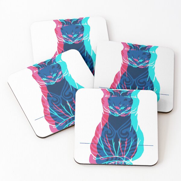 Item preview, Glitch Sitting Cat by Julie de Graag designed and sold by PPriess.