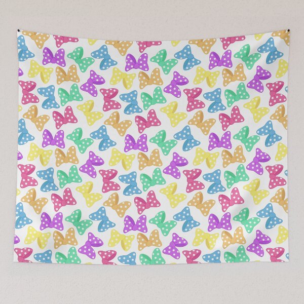 Item preview, Rainbow Polka Dot Bows designed and sold by DesignByFairies.