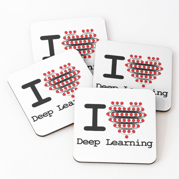 Item preview, "I Love Deep Learning" Neural Networks designed and sold by Decamegashop.