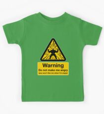 Don't Make Me Angry Kids Tee