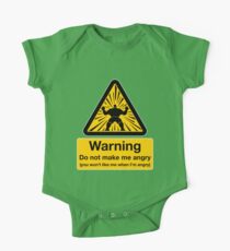 Don't Make Me Angry One Piece - Short Sleeve