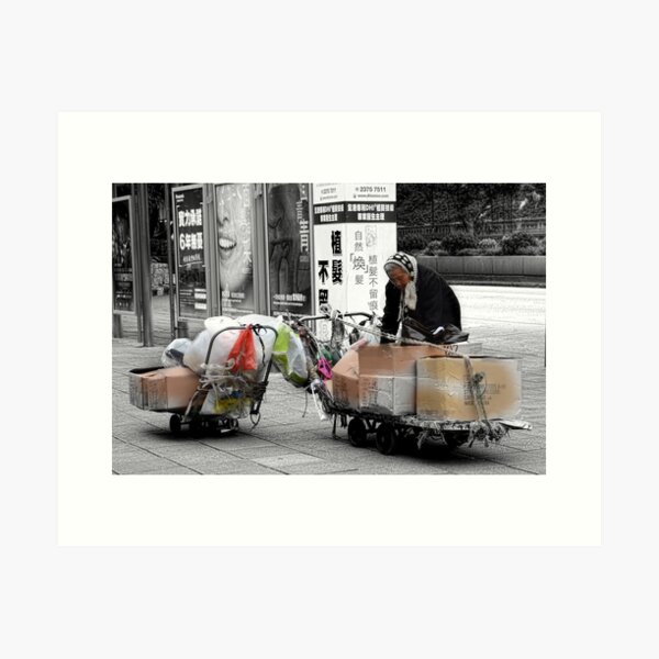 Granny at Work Art Print