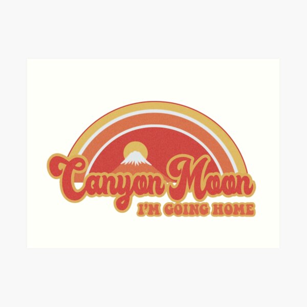 canyon moon Art Print