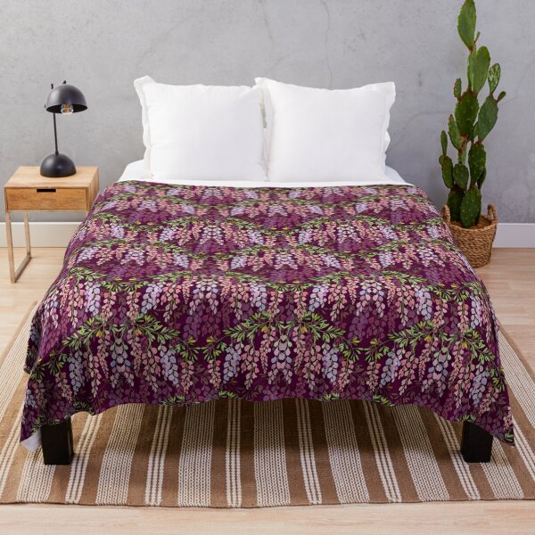Item preview, Pattern of delicate wisteria flowers designed and sold by babanovaesha.