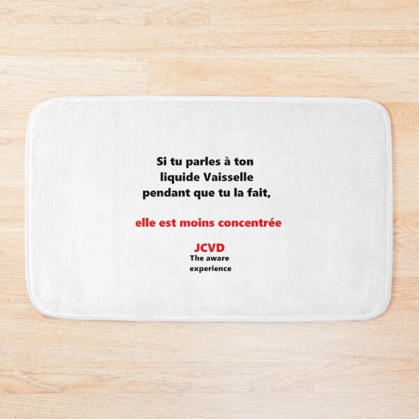 Item preview, Humor JCVD "If you talk to your bleach while you are doing the dishes, it is less concentrated." designed and sold by LaurentRuiz.