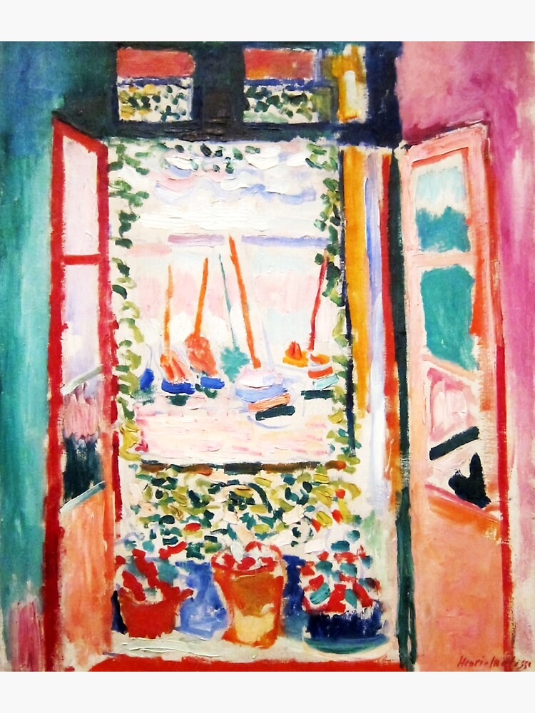 Disover H Matisse Open Window 1905 Premium Matte Vertical Poster