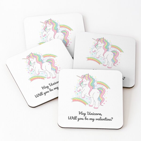 Item preview, Unicorn - Valentine's Day designed and sold by iamwowie.