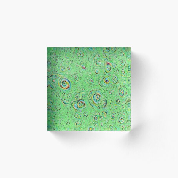DeepDream Green Full 4K Acrylic Block