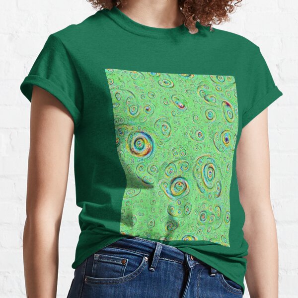 DeepDream Green Full 4K Classic T-Shirt