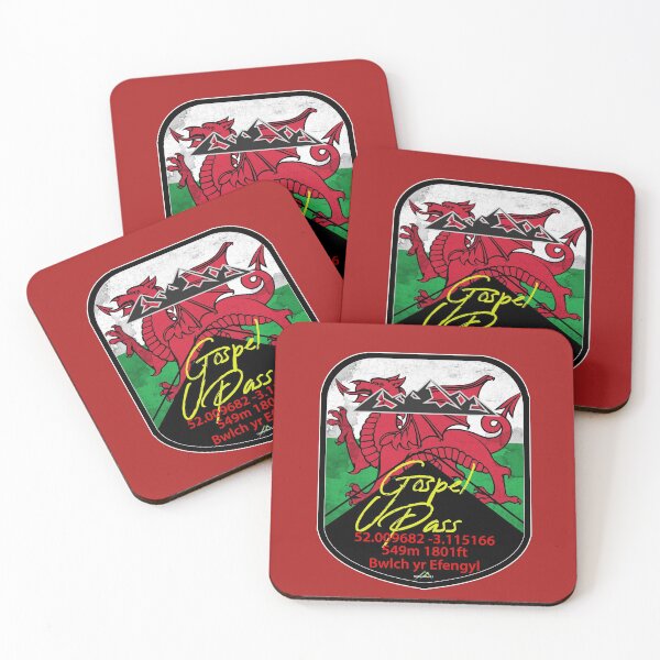 Item preview, Gospel Pass Wales Motorcycle Car Cycle Sticker & T Shirt designed and sold by OuterShellUK.