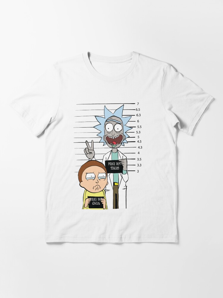 Alternate view of Rick and Morty Most Wanted Essential T-Shirt