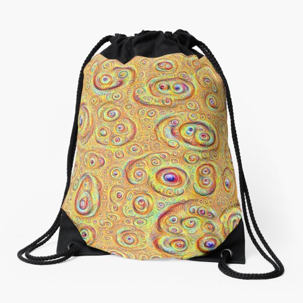 DeepDream Yellow Full 4K Drawstring Bag