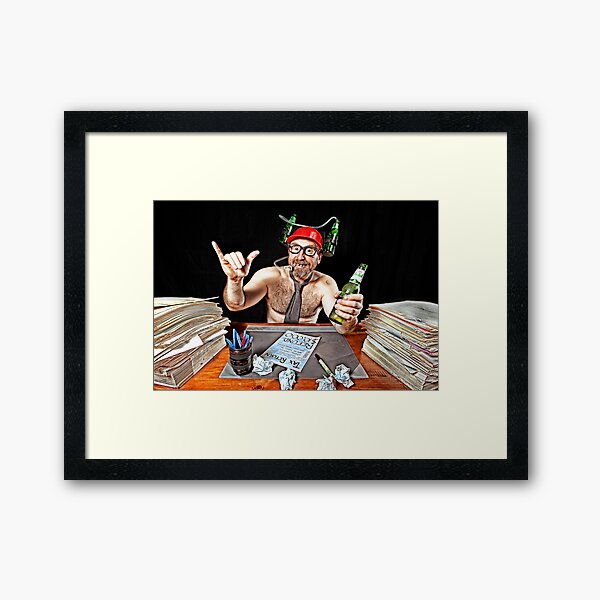 Mr July - TAX WHIZZ!! Framed Art Print