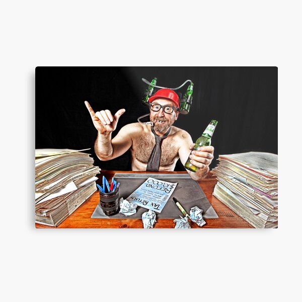 Mr July - TAX WHIZZ!! Metal Print