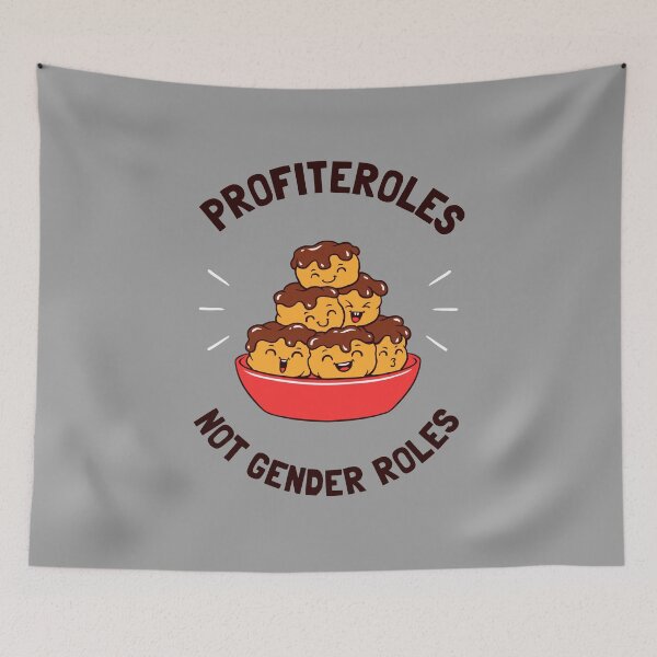 Item preview, Profiteroles Not Gender Roles designed and sold by Yipptee Shirts.