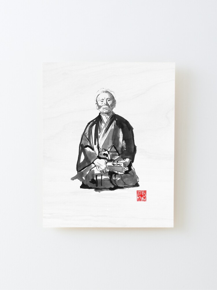 Alternate view of Gichin Funakoshi Mounted Print