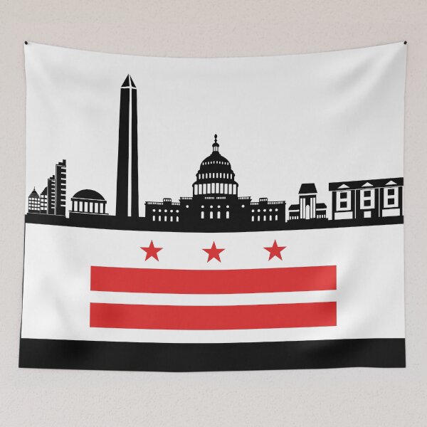 Item preview, Washington DC Capital Flag Design designed and sold by AbstractBEE.