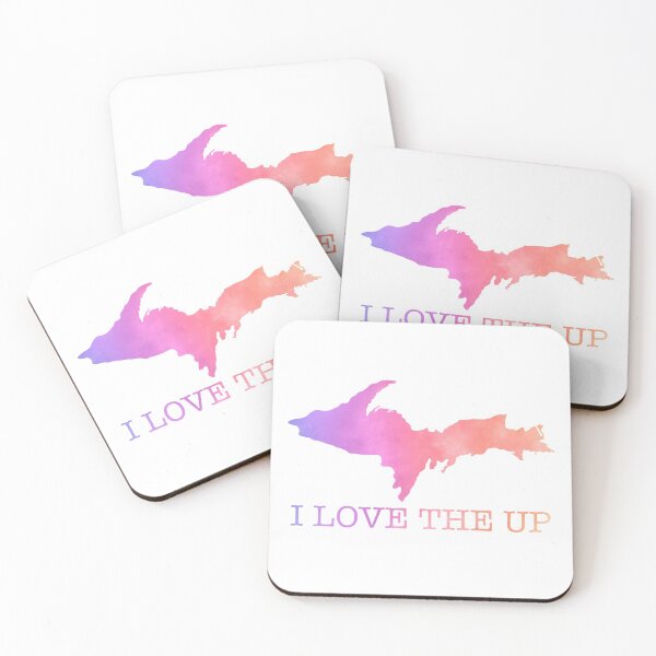 Item preview, I LOVE THE UP Upper Peninsula Michigan designed and sold by Destinations Souvenirs.