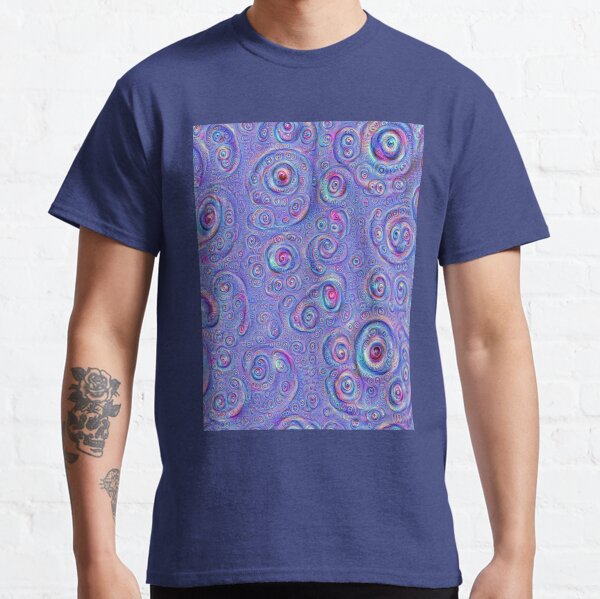 DeepDream Blue Full 4K Classic T-Shirt