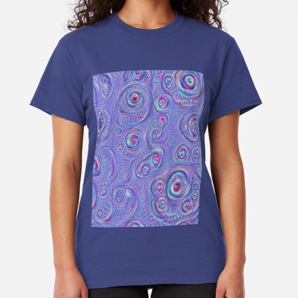 DeepDream Blue Full 4K Classic T-Shirt