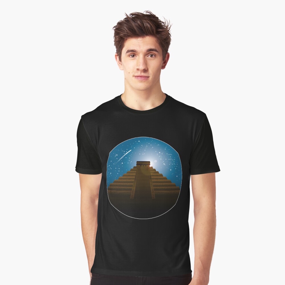 Mayan Temple Graphic T-Shirt