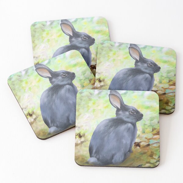 Item preview, Black Rabbit In The Forest designed and sold by Emily Bickell.