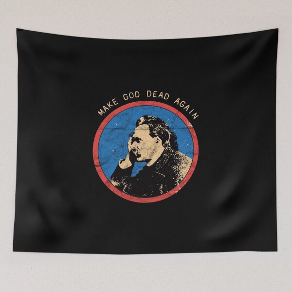 Item preview, Vintage Nietzsche Philosophy Nihilism Make God Dead Again designed and sold by A-Fashion.