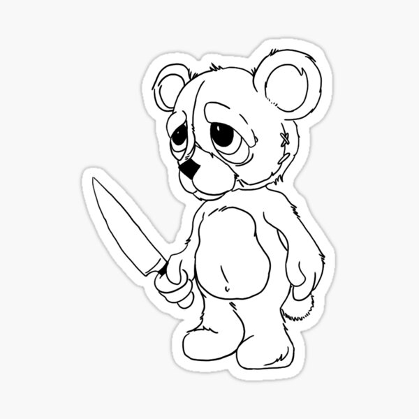 Killer Bear Stickers Redbubble