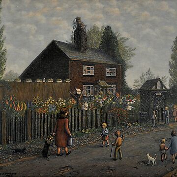 Artwork thumbnail, “Maggies cottage” by Clarice Hall Pomfret Art by CHPomfret