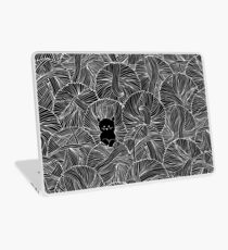 Garn Ball Grube in Schwarz Laptop Folie