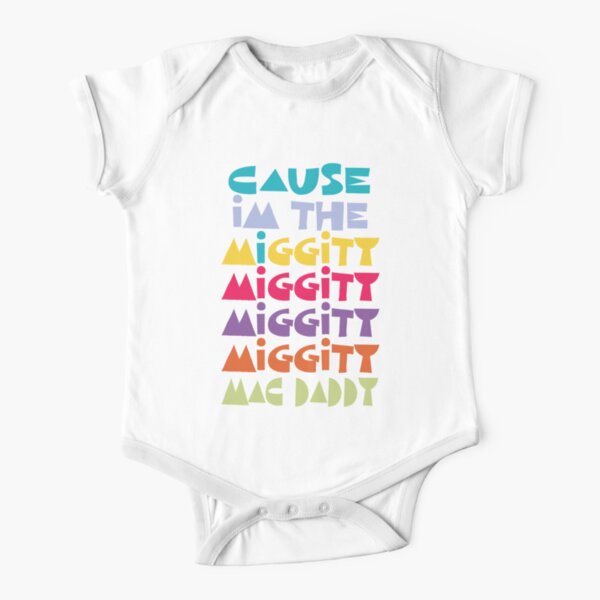 Kris Kross Miggity Mack Daddy Short Sleeve Baby One-Piece