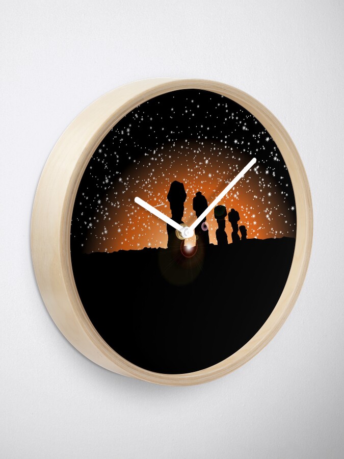 Alternate view of Easter Island Twilight Clock