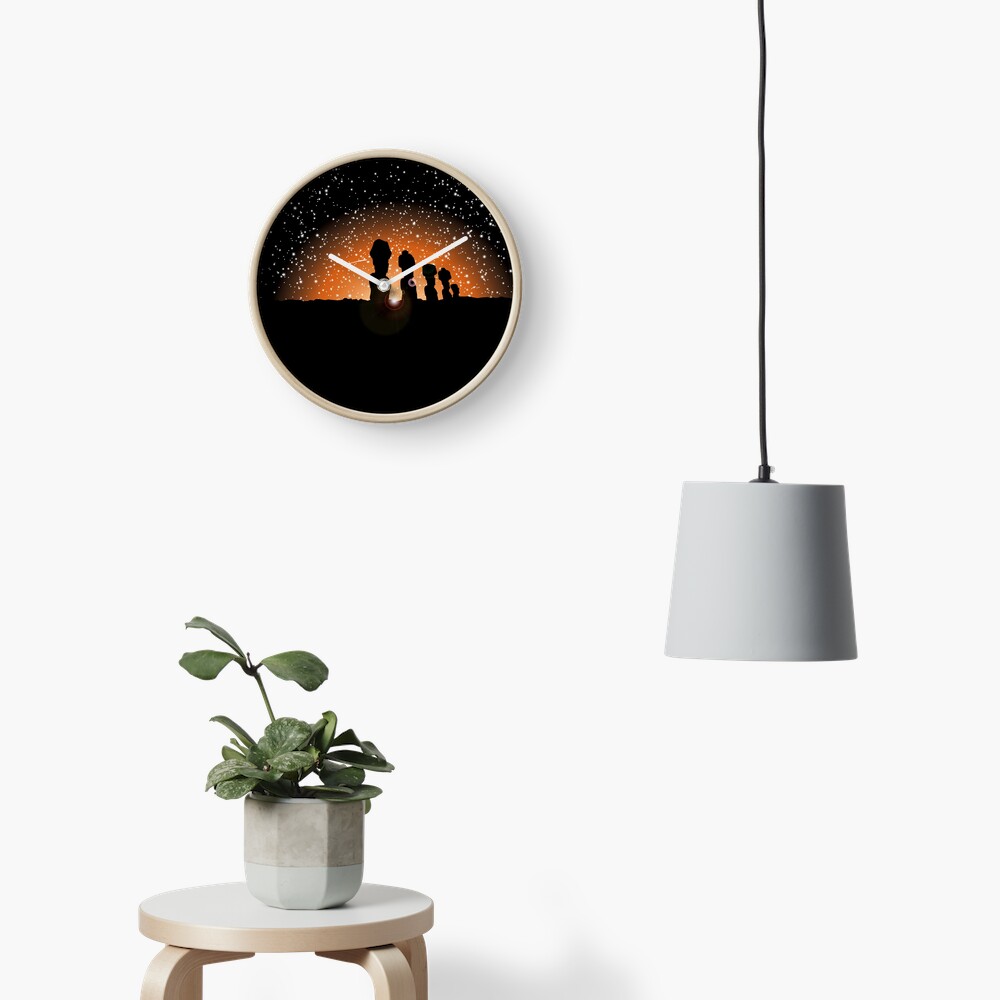 Easter Island Twilight Clock