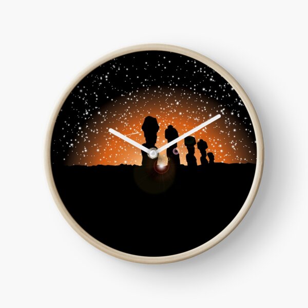 Easter Island Twilight Clock