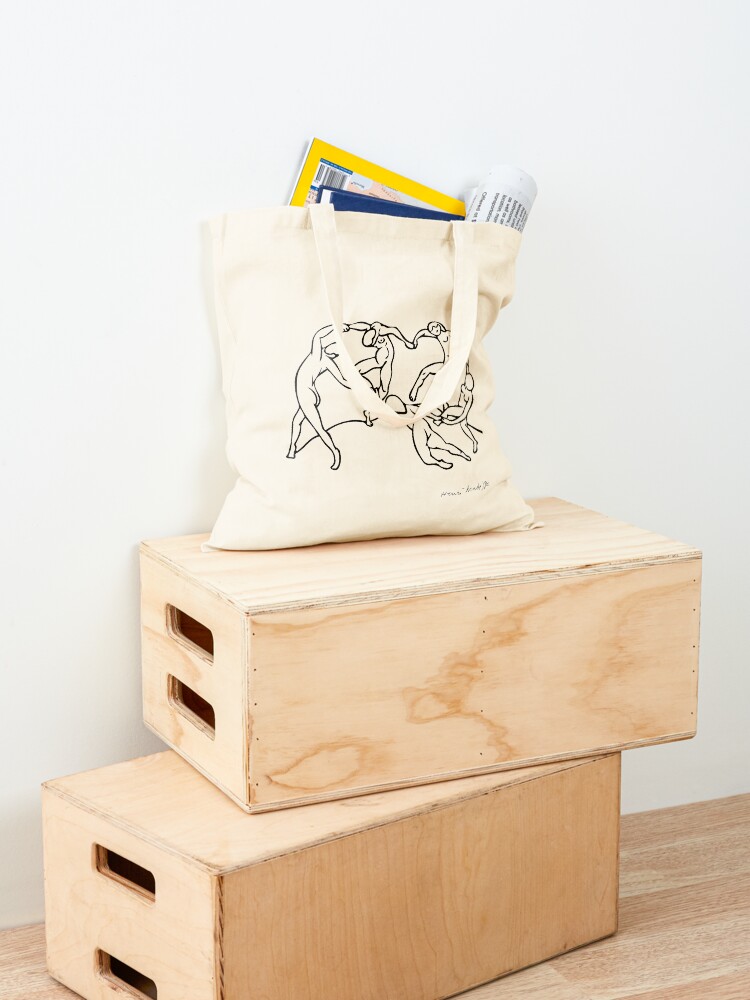 Alternate view of Henri Matisse The Dance and Music Line Artwork Hermitage Sketch For Prints Tshirts Posters Bags Men Women Youth Tote Bag