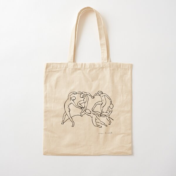 Henri Matisse The Dance and Music Line Artwork Hermitage Sketch For Prints Tshirts Posters Bags Men Women Youth Cotton Tote Bag