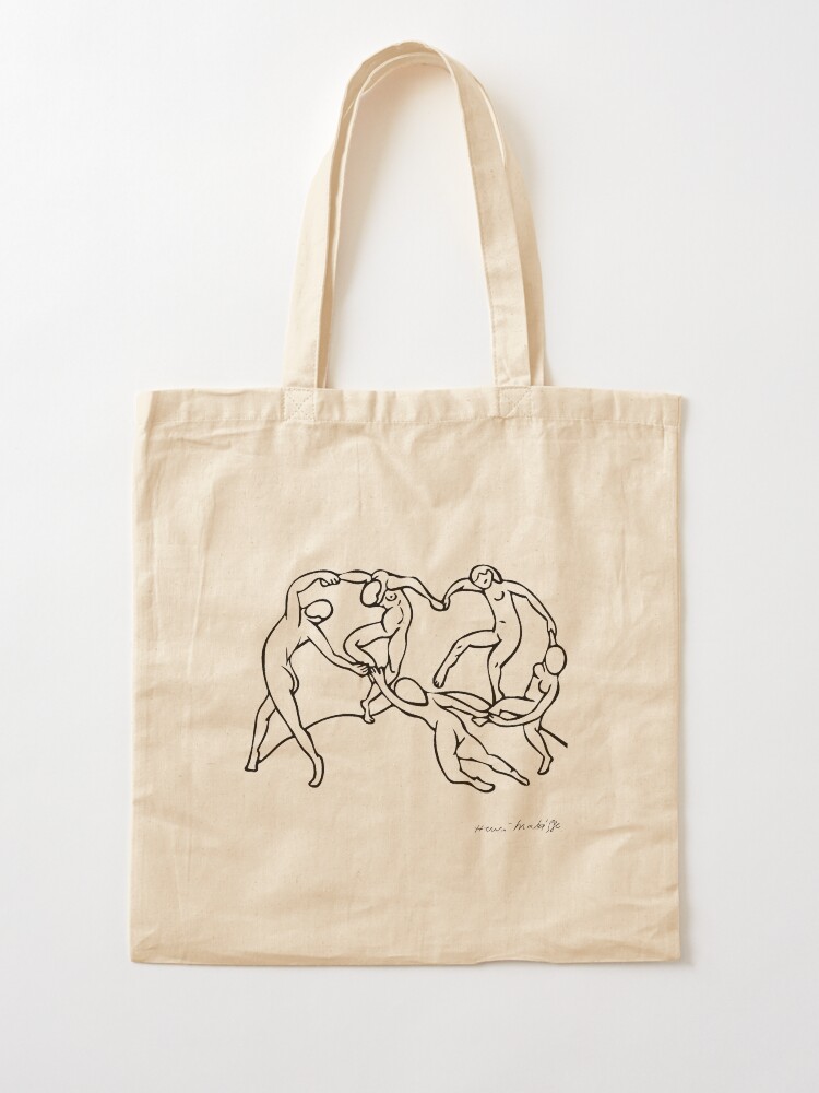 Alternate view of Henri Matisse The Dance and Music Line Artwork Hermitage Sketch For Prints Tshirts Posters Bags Men Women Youth Tote Bag