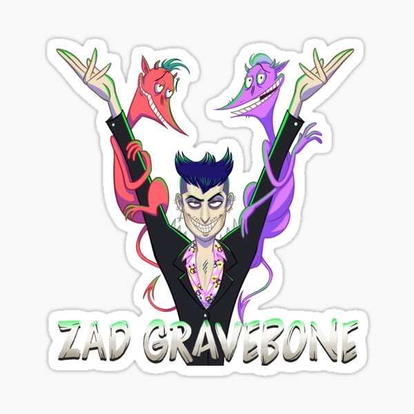 Zad Gravebone Sticker