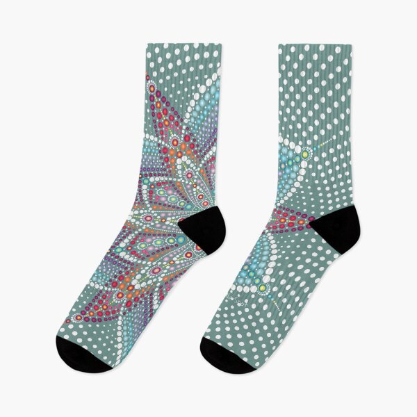 Item preview, Flower dots mandala design  designed and sold by mandalaspot.