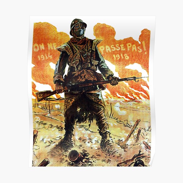 of Verdun reproduction World War I One Tin Sign Metal Poster