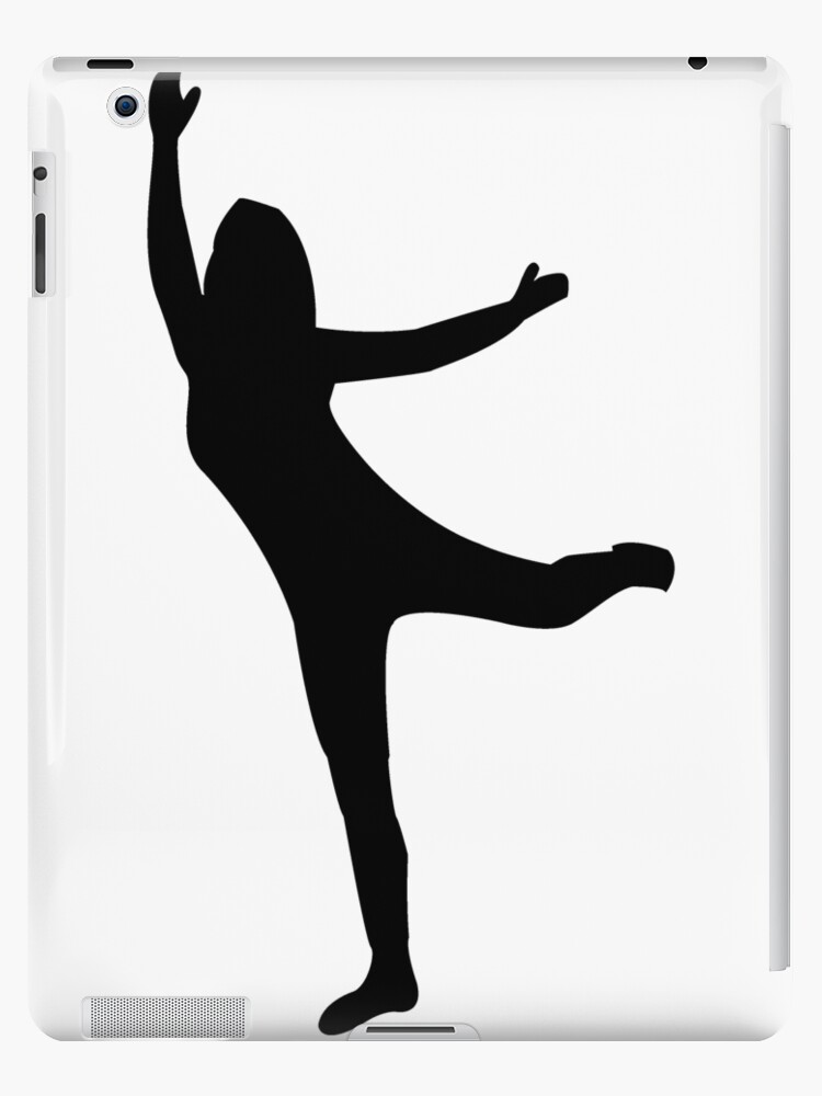 Dancing Girl Silhouette Ipad Case Skin By Corbitron Redbubble