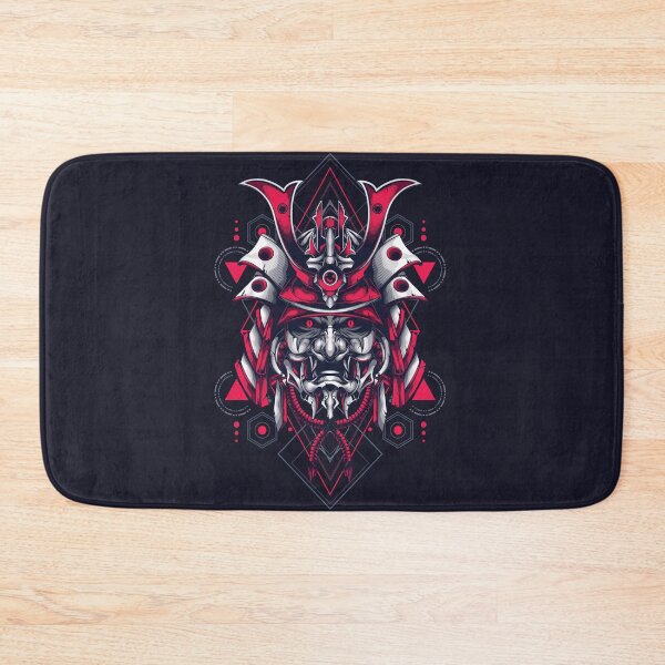 Item preview, Samurai mask helmet sacred geometry designed and sold by leen12 Art Designs Prints.