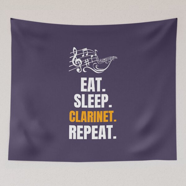 Item preview, Eat. Sleep. Clarinet. Repeat. designed and sold by EdifyEra.