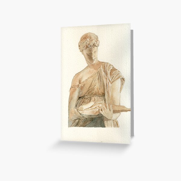 statue Greeting Card
