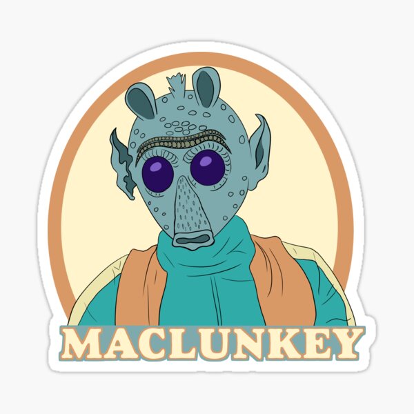 Vista previa del artículo con la obra «Maclunkey», diseñado y vendido por princepeterpan.
