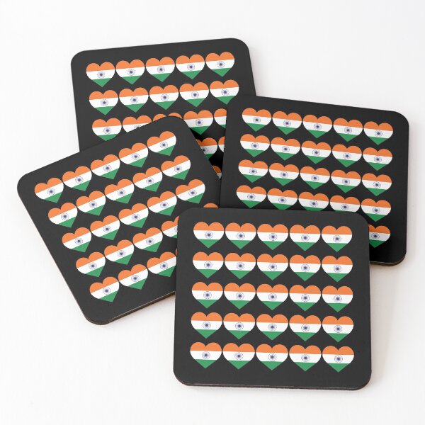 Item preview, Love My Indian Hearts Flag designed and sold by HelloFromAja.