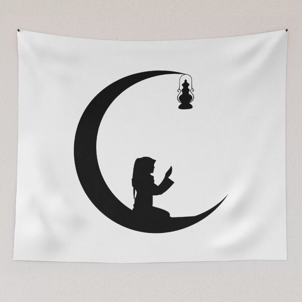 Item preview, Praying woman in the crescent. designed and sold by emphatic.