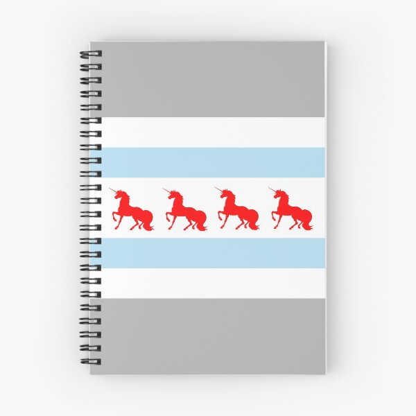 Item preview, Unicorn Chicago Flag designed and sold by TrexinSpace.