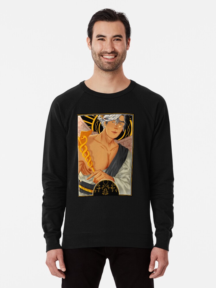 Greek God Hermes Lightweight Sweatshirt By Annygomez Redbubble